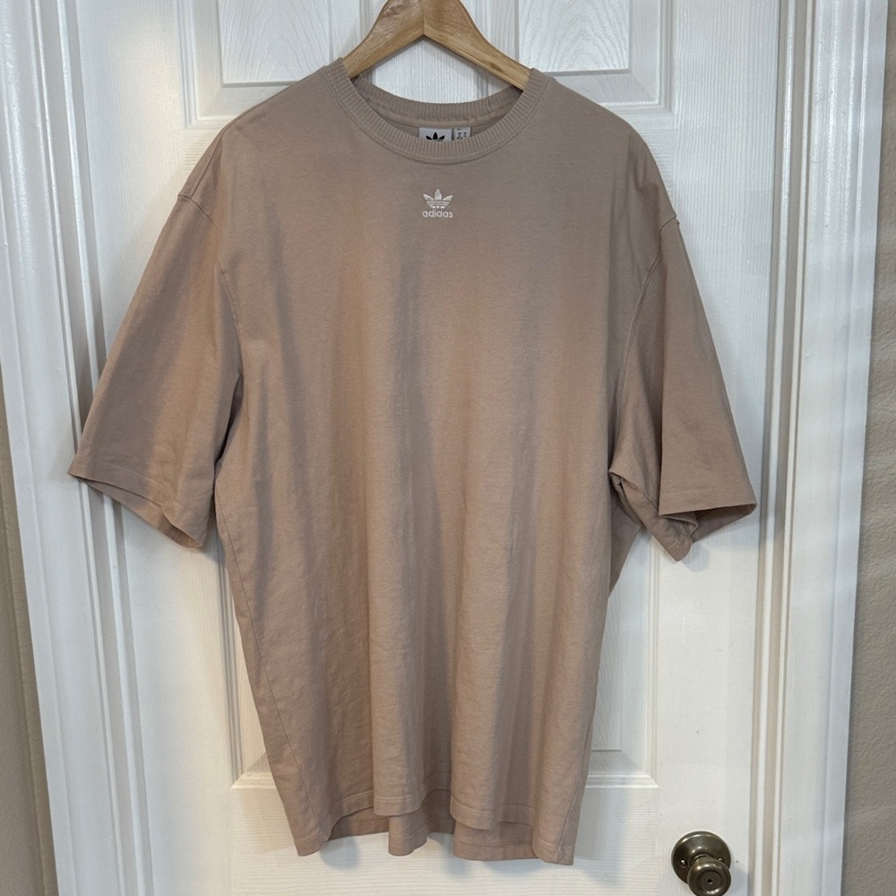 Adidas Women’s Beige Short Sleeve Tee